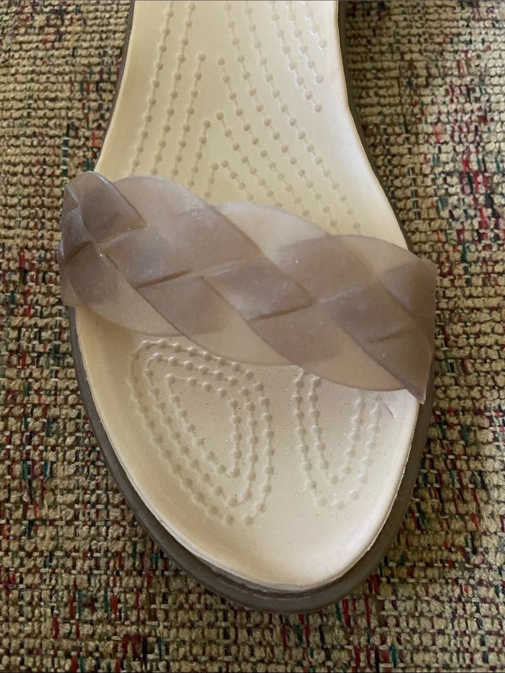Women’s Crocs Isabella Dual Comfort Heels, Sandals, Size W 7